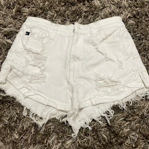 Basic White Jean shorts- So flattering and perfect for summer!